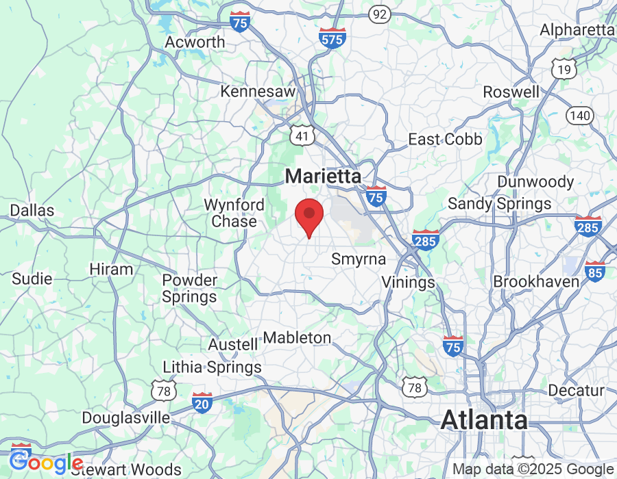 Map of our Cobb County service area
