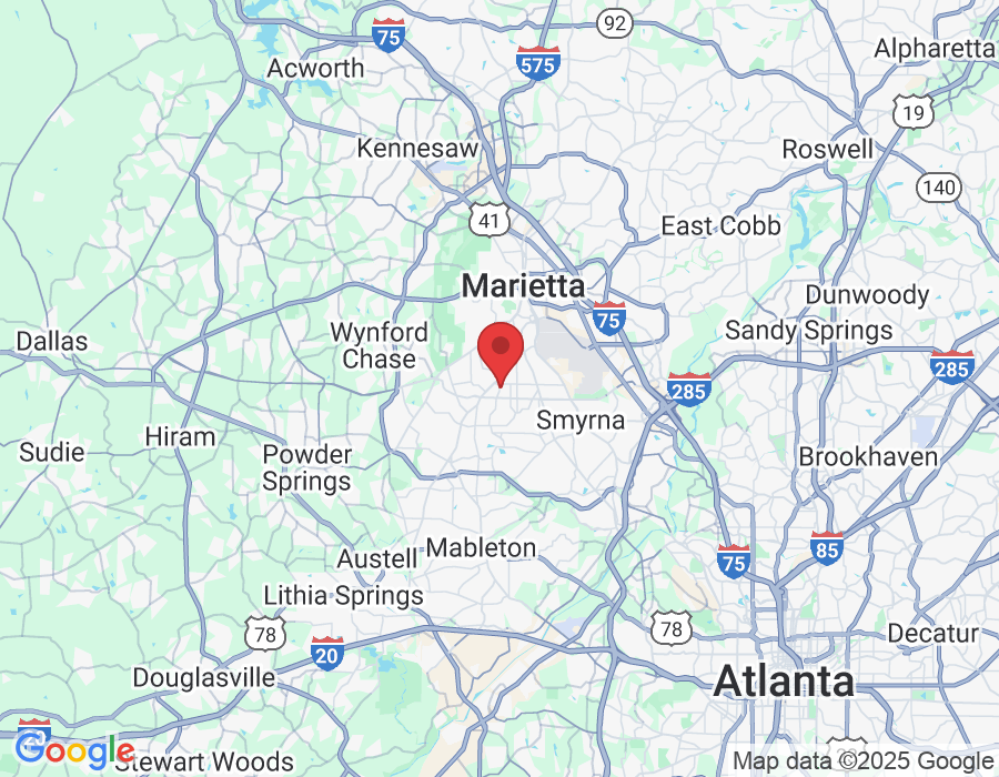 Map of our Cobb County service area